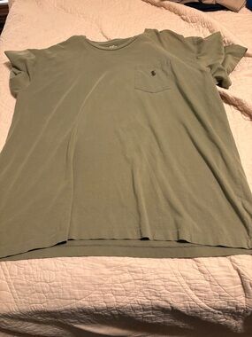 Polo by Ralph Lauren Olive Short-Sleeve Pocket Tee